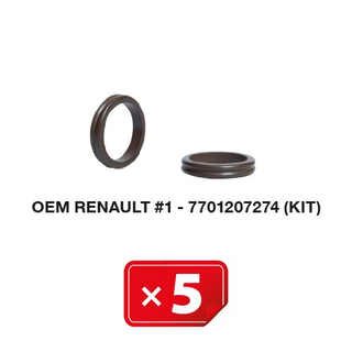 TORALIN Klimaanlage Spezialdichtung OEM Renault #1 7701207274 (5-teilig)