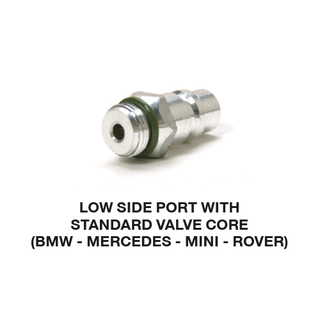 TORALIN Nippel Niederdruckseite mit Standardventil (BMW-Mercedes-Mini-Rover) (5-teilig)