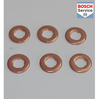 6xDichtring Wrmeschutzscheibe Dsenhalter Injektor 1987972086 A6110170060 Bosch